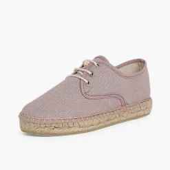 Zapatos Blucher<Pisamonas Blucher De Lona Con Base Alpargata