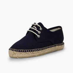 Zapatos Blucher<Pisamonas Blucher De Lona Con Base Alpargata