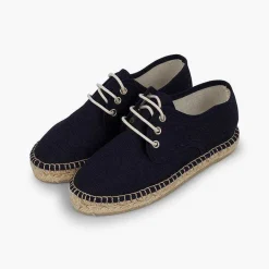 Zapatos Blucher<Pisamonas Blucher De Lona Con Base Alpargata
