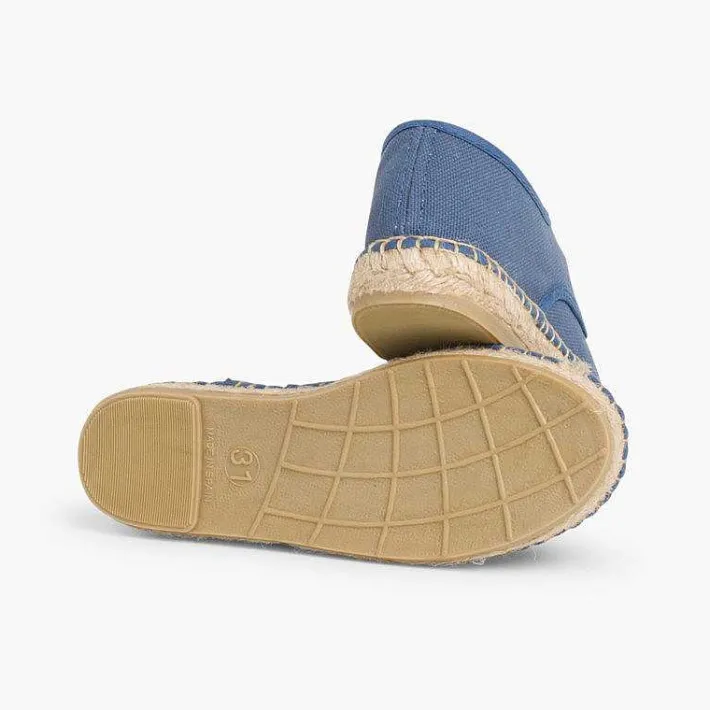 Zapatos Blucher<Pisamonas Blucher De Lona Con Base Alpargata