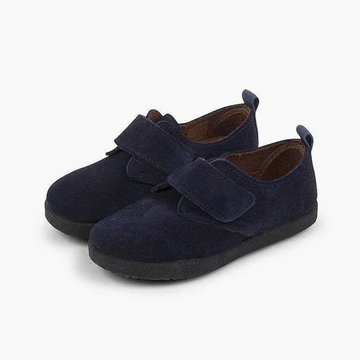 Zapatos Blucher<Pisamonas Blucher De Tira Adherente Casual En Piel De Serraje