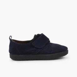 Zapatos Blucher<Pisamonas Blucher De Tira Adherente Casual En Piel De Serraje
