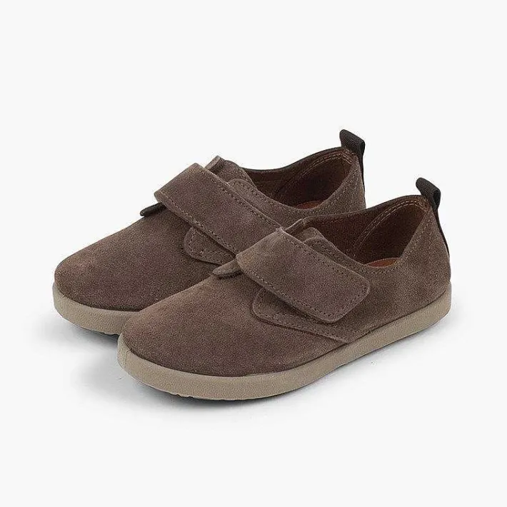 Zapatos Blucher<Pisamonas Blucher De Tira Adherente Casual En Piel De Serraje