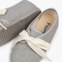 Zapatos Comunión<Pisamonas Blucher Lino Ceremonia Niños Pequenos Lazo