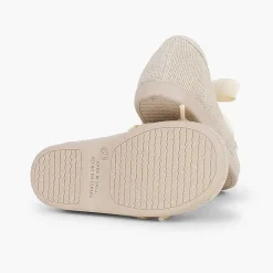 Zapatos Comunión<Pisamonas Blucher Lino Ceremonia Niños Pequenos Lazo