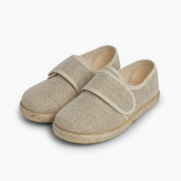 Zapatos Comunión<Pisamonas Blucher Lino Cierre Tira Adherente