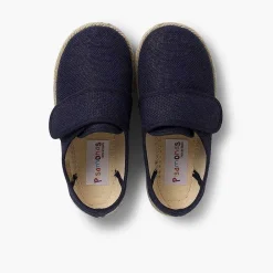 Zapatos Comunión<Pisamonas Blucher Lino Cierre Tira Adherente