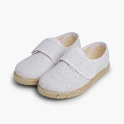 Zapatos Comunión<Pisamonas Blucher Lino Cierre Tira Adherente