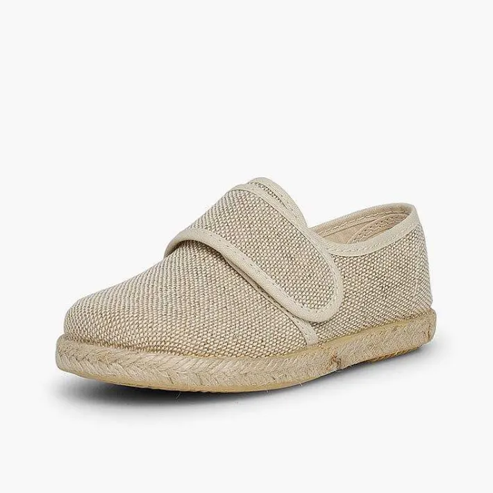 Zapatos Comunión<Pisamonas Blucher Lino Cierre Tira Adherente
