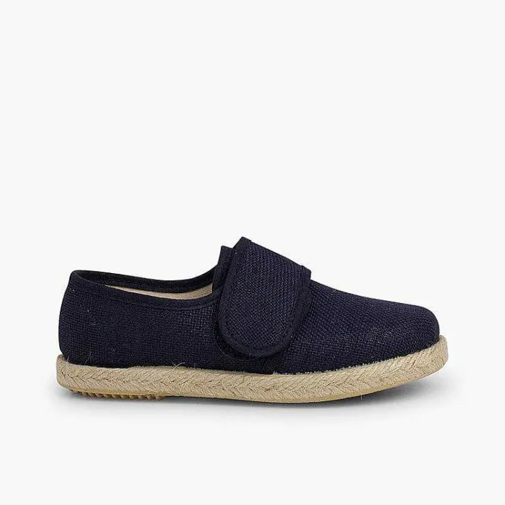 Zapatos Comunión<Pisamonas Blucher Lino Cierre Tira Adherente