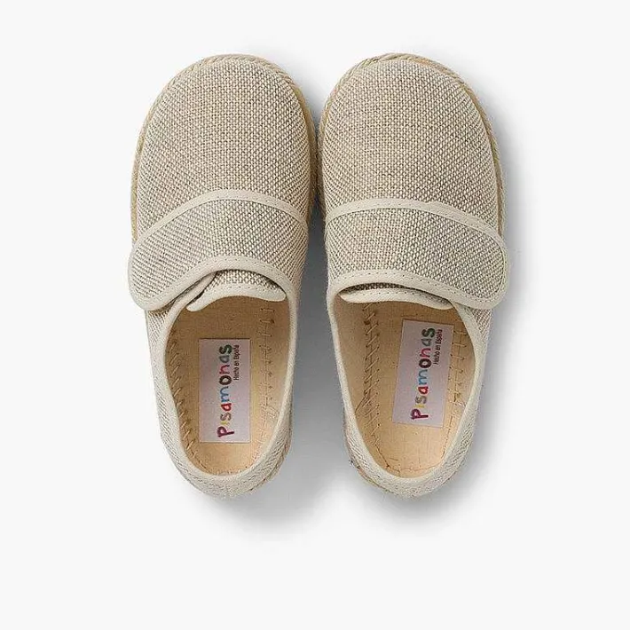 Zapatos Comunión<Pisamonas Blucher Lino Cierre Tira Adherente