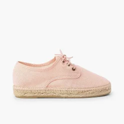 Zapatos Blucher<Pisamonas Blucher Lino Suela Alpargata