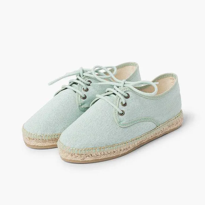 Zapatos Blucher<Pisamonas Blucher Lino Suela Alpargata