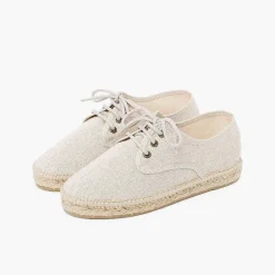 Zapatos Blucher<Pisamonas Blucher Lino Suela Alpargata