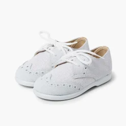 Zapatos Blucher<Pisamonas Blucher Lino Y Serraje Picado Niños