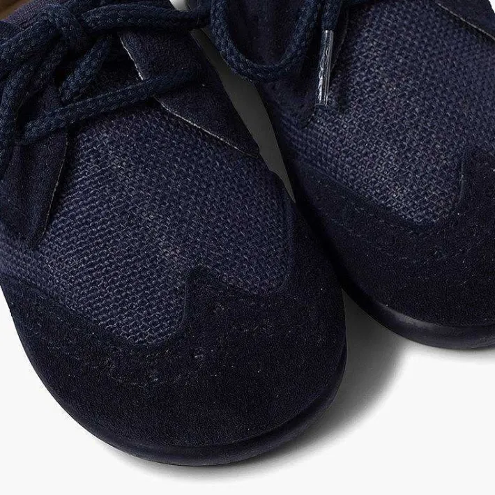 Zapatos Blucher<Pisamonas Blucher Lino Y Serraje Picado Niños