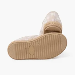 Blucher<Pisamonas Blucher Margaritas Cordones Y Suela Yute Color Beige