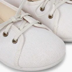 Zapatos Comunión<Pisamonas Blucher Niña Lino Tipo Salon