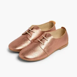 Zapatos Blucher<Pisamonas Blucher Niña Piel Metalizada