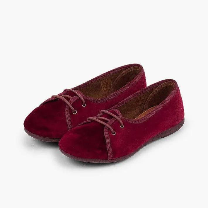 Blucher<Pisamonas Blucher Niña Terciopelo Salon