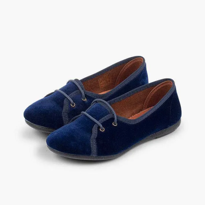 Blucher<Pisamonas Blucher Niña Terciopelo Salon