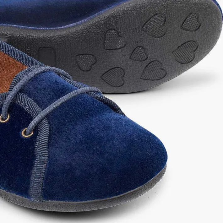 Blucher<Pisamonas Blucher Niña Terciopelo Salon