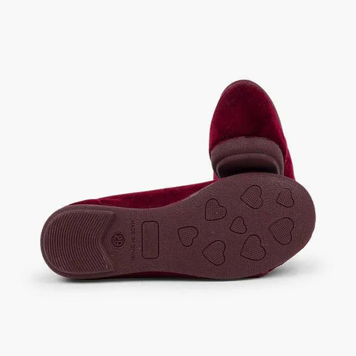 Blucher<Pisamonas Blucher Niña Terciopelo Salon
