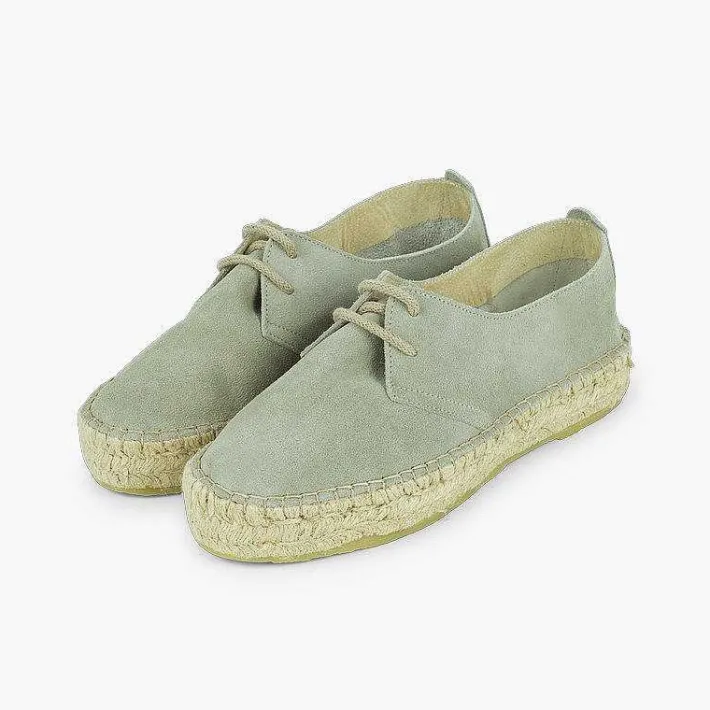 Zapatos Blucher<Pisamonas Blucher Niña Y Mujer Plataforma Yute
