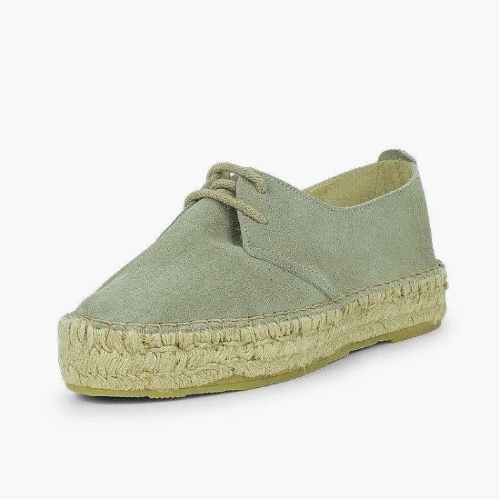 Zapatos Blucher<Pisamonas Blucher Niña Y Mujer Plataforma Yute