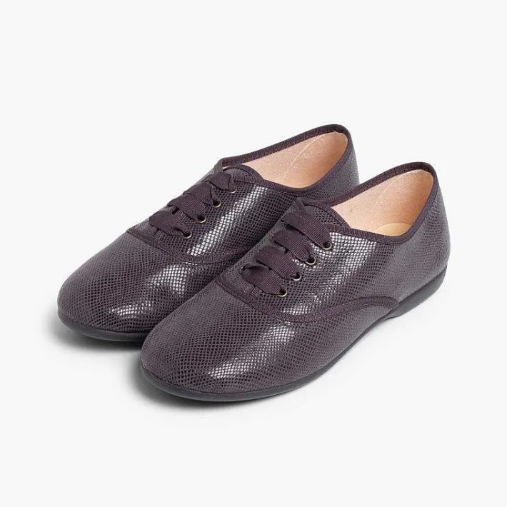 Zapatos Blucher<Pisamonas Blucher Niña Y Mujer Tipo Serpiente