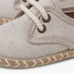 Zapatos Comunión<Pisamonas Blucher Niño Lona Suela Yute Bicolor