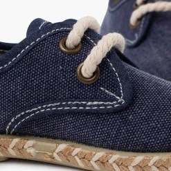Zapatos Comunión<Pisamonas Blucher Niño Lona Suela Yute Bicolor