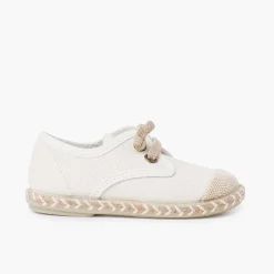 Zapatos Comunión<Pisamonas Blucher Niño Puntera Yute Cordon Elastico