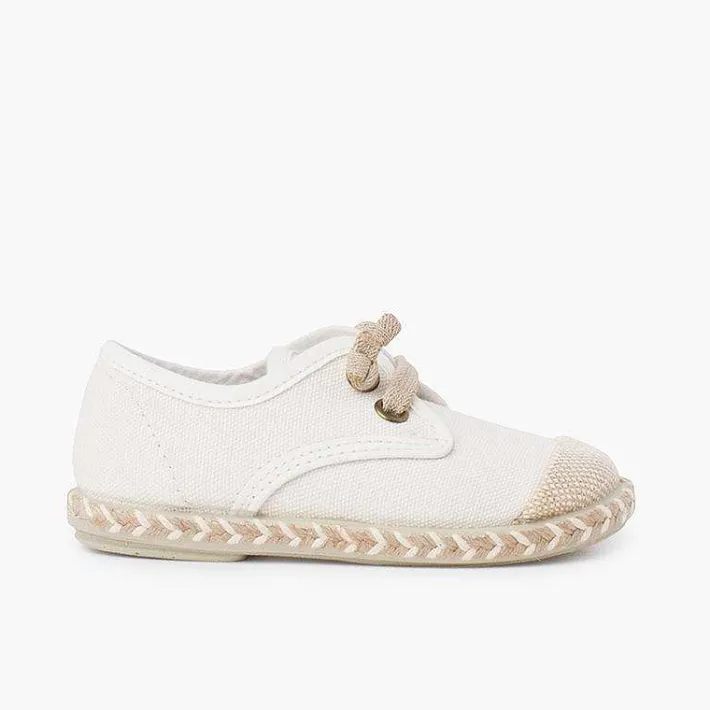 Zapatos Comunión<Pisamonas Blucher Niño Puntera Yute Cordon Elastico