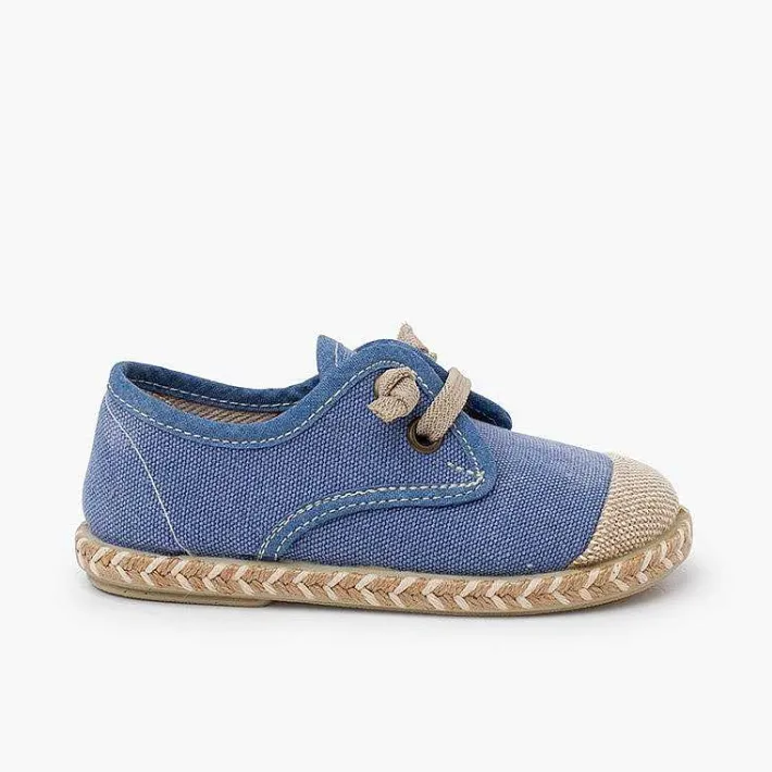 Zapatos Comunión<Pisamonas Blucher Niño Puntera Yute Cordon Elastico