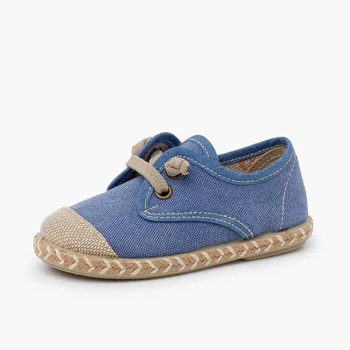 Zapatos Comunión<Pisamonas Blucher Niño Puntera Yute Cordon Elastico