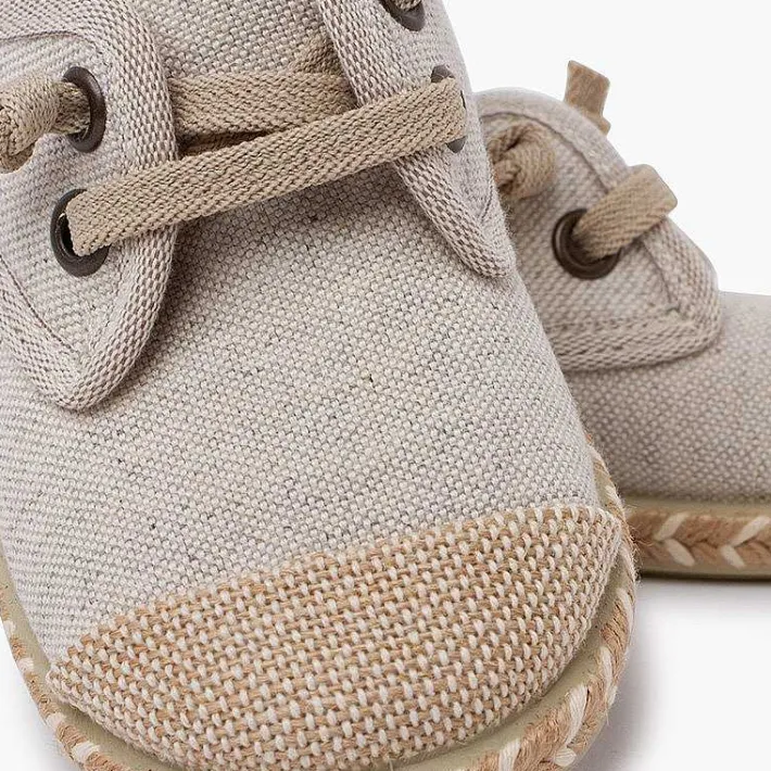 Zapatos Comunión<Pisamonas Blucher Niño Puntera Yute Cordon Elastico