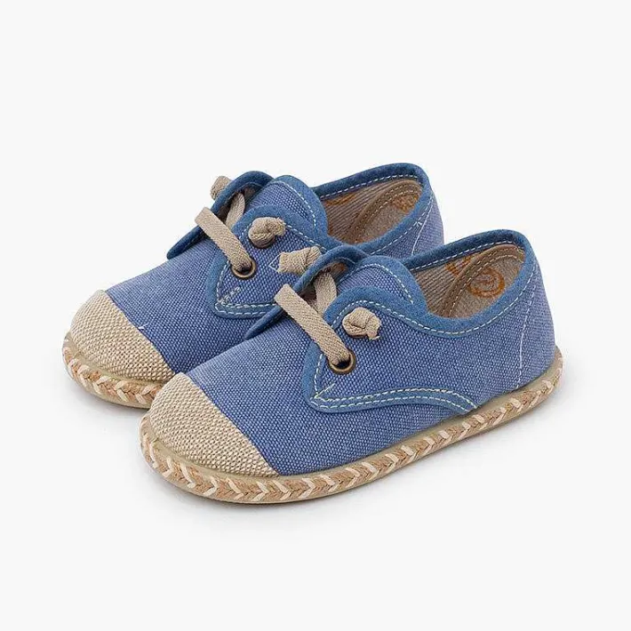 Zapatos Comunión<Pisamonas Blucher Niño Puntera Yute Cordon Elastico