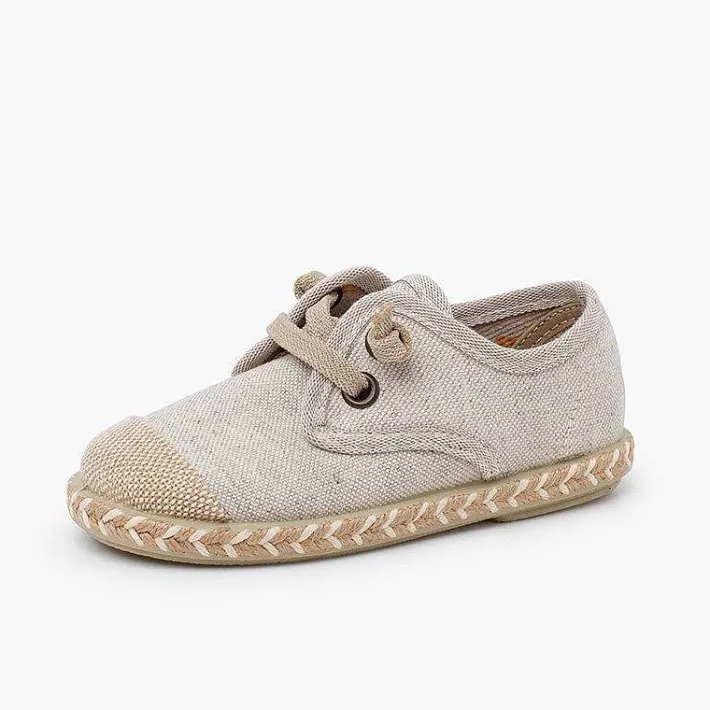 Zapatos Comunión<Pisamonas Blucher Niño Puntera Yute Cordon Elastico