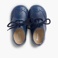 Zapatos Blucher<Pisamonas Blucher Picado Piel Niño