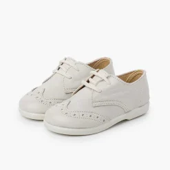 Zapatos Blucher<Pisamonas Blucher Picado Piel Niño