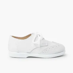 Zapatos Blucher<Pisamonas Blucher Picado Piel Niño