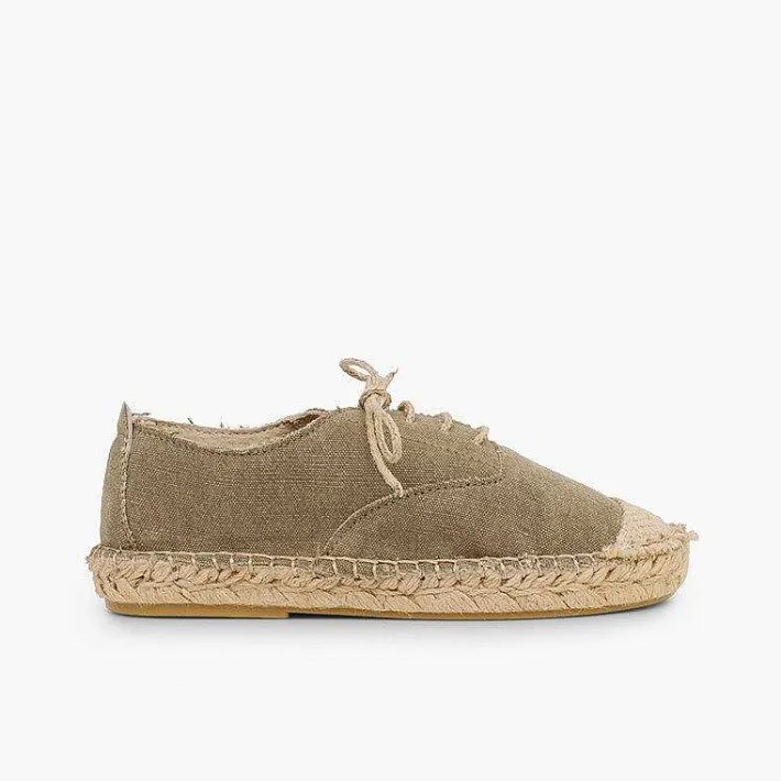 Zapatos Blucher<Pisamonas Blucher Puntera Y Cordones Yute