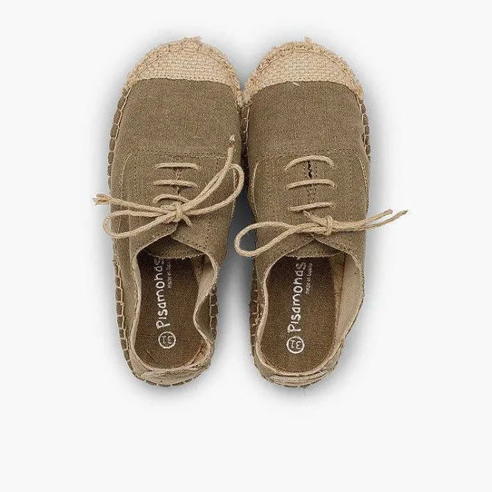 Zapatos Blucher<Pisamonas Blucher Puntera Y Cordones Yute