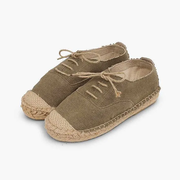 Zapatos Blucher<Pisamonas Blucher Puntera Y Cordones Yute