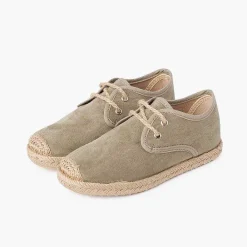 Blucher<Pisamonas Blucher Puntera Y Cordones Yute Efecto Suede