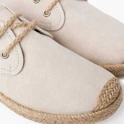 Blucher<Pisamonas Blucher Puntera Y Cordones Yute Efecto Suede