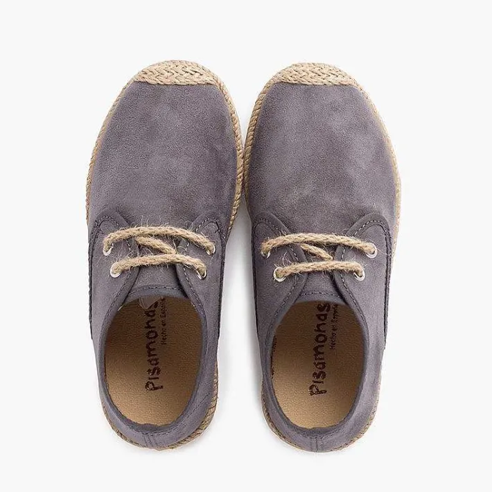 Blucher<Pisamonas Blucher Puntera Y Cordones Yute Efecto Suede