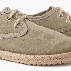 Blucher<Pisamonas Blucher Puntera Y Cordones Yute Efecto Suede