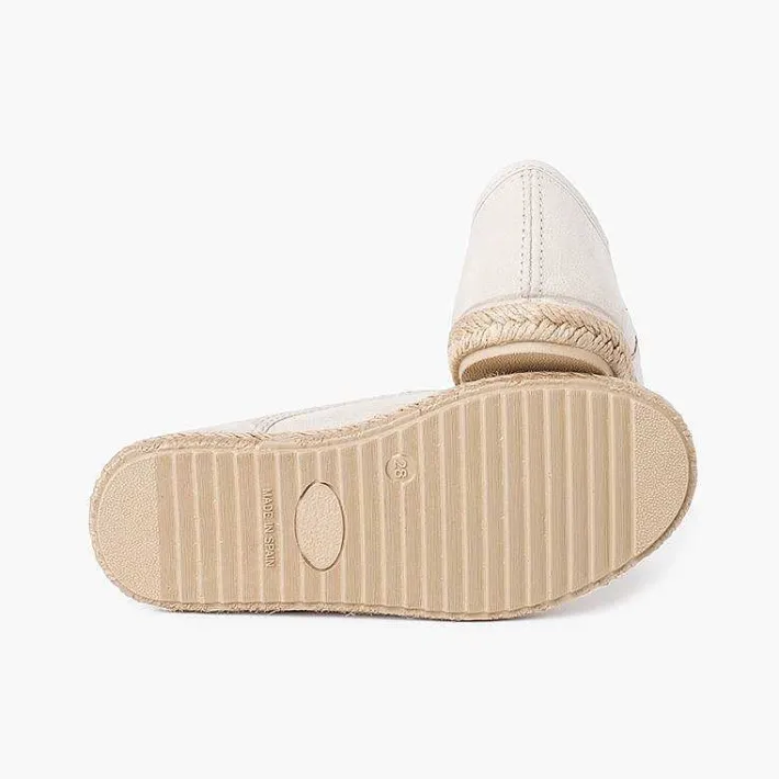 Blucher<Pisamonas Blucher Puntera Y Cordones Yute Efecto Suede